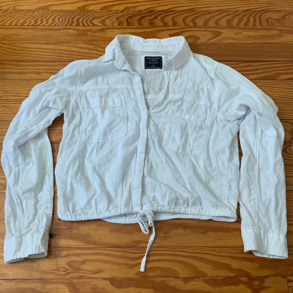 Cropped button down